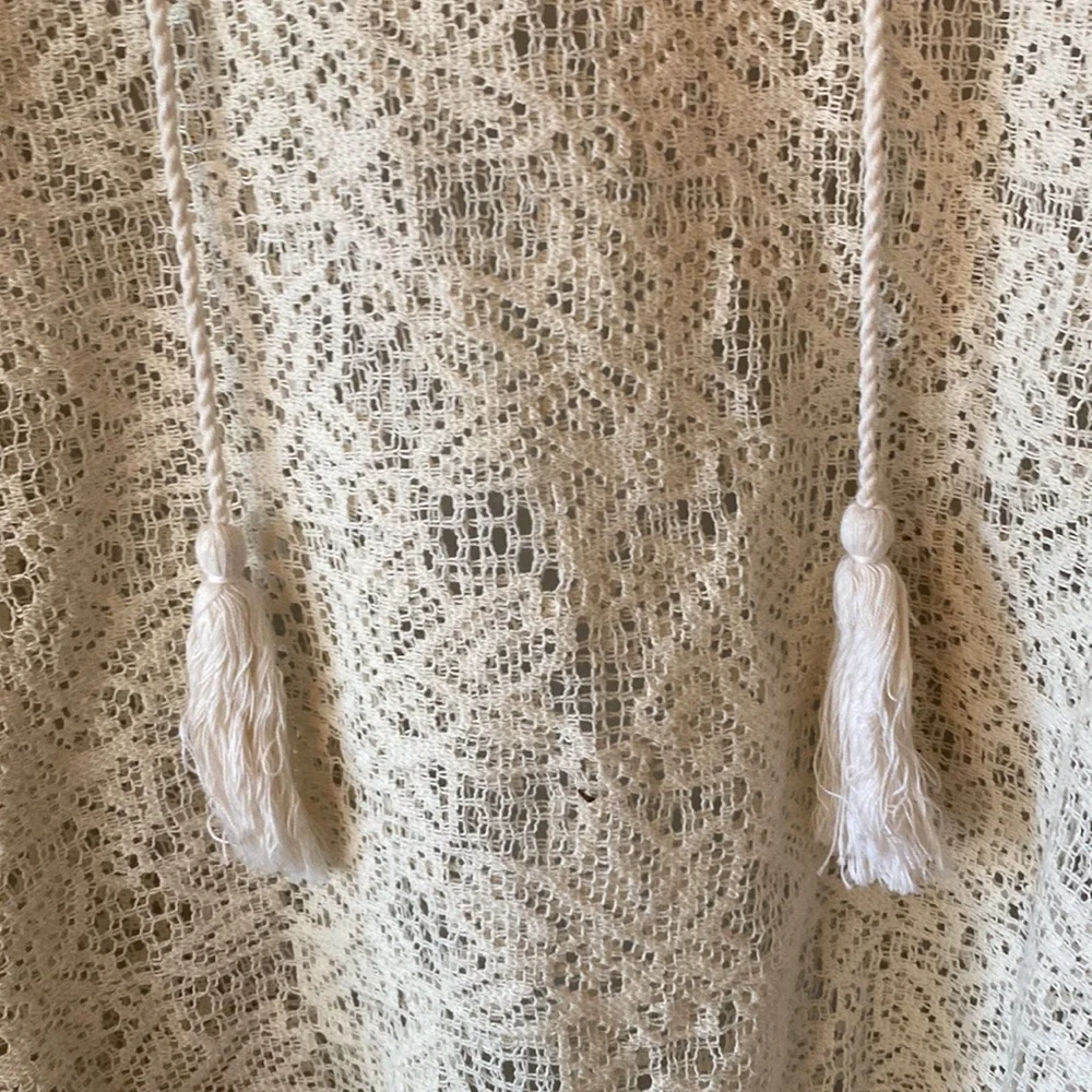 Lagaci Boho Cream Cover Up L/XL - Picture 3 of 5